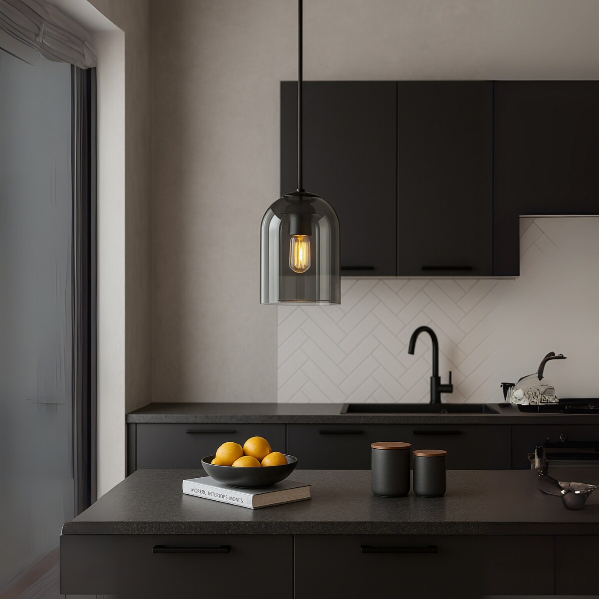 Lampa wisząca Light Prestige Elaris dymny 1 x E27 1 szt.
