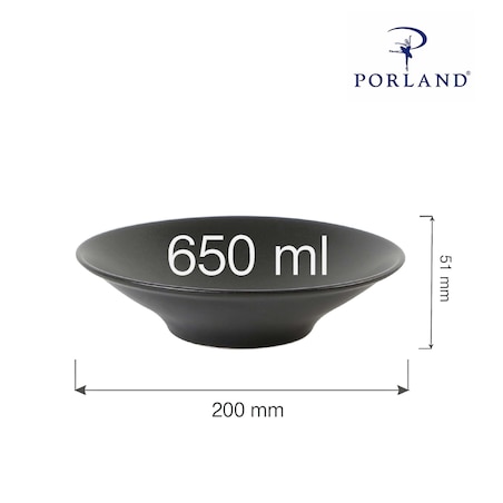 Talerz głęboki Coal śr. 200 mm, 650 ml