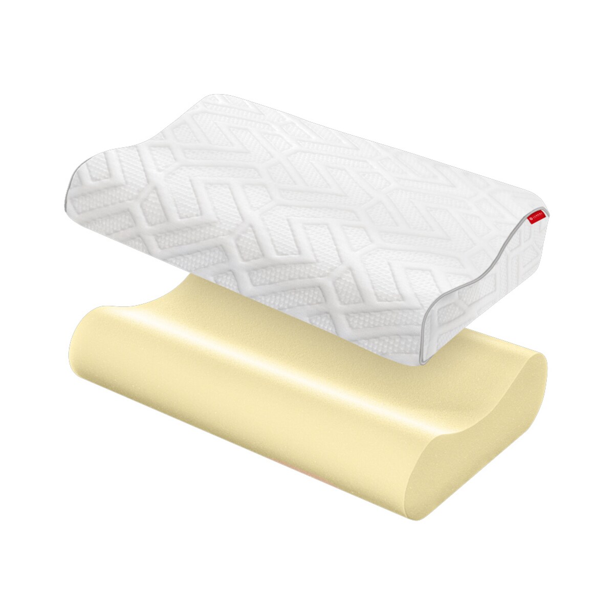 Poduszka PROFILOWANA Z PIANKI TERMOELASTYCZNEJ do spania marki JANPOL