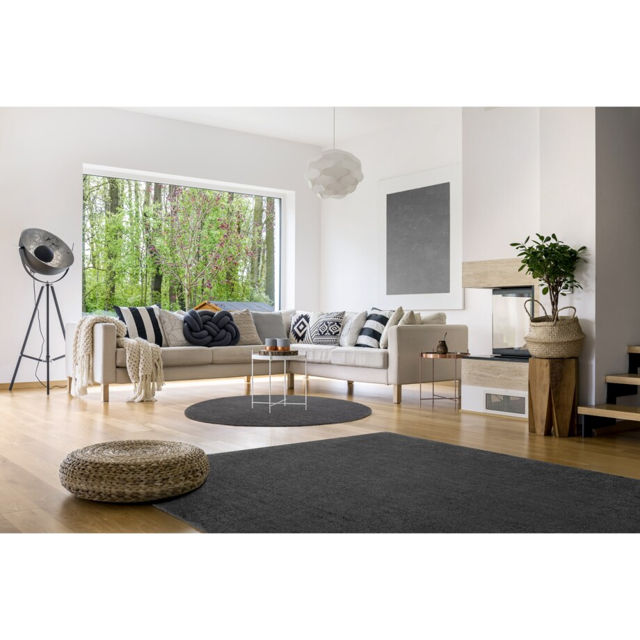 Nowoczesny dywan do prania LATIO 71351100 koło 120 cm