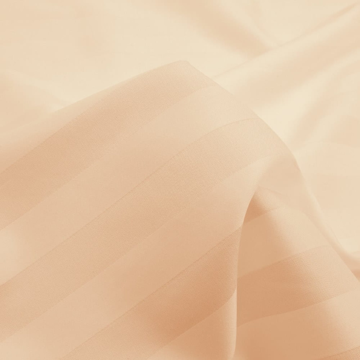 Poszewka bambusowa satyna bawełniana 50x60 Bamboo paski, beżowe