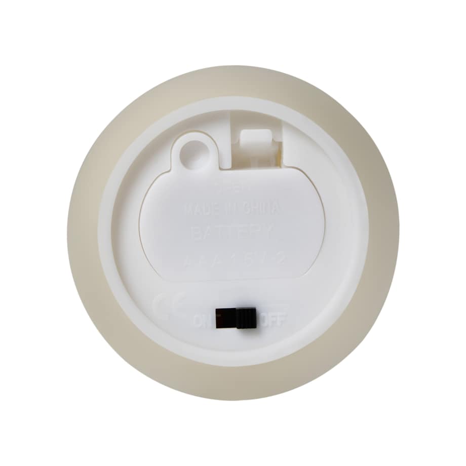 Zestaw 6 świec LED AURUM 28 cm Złamana biel