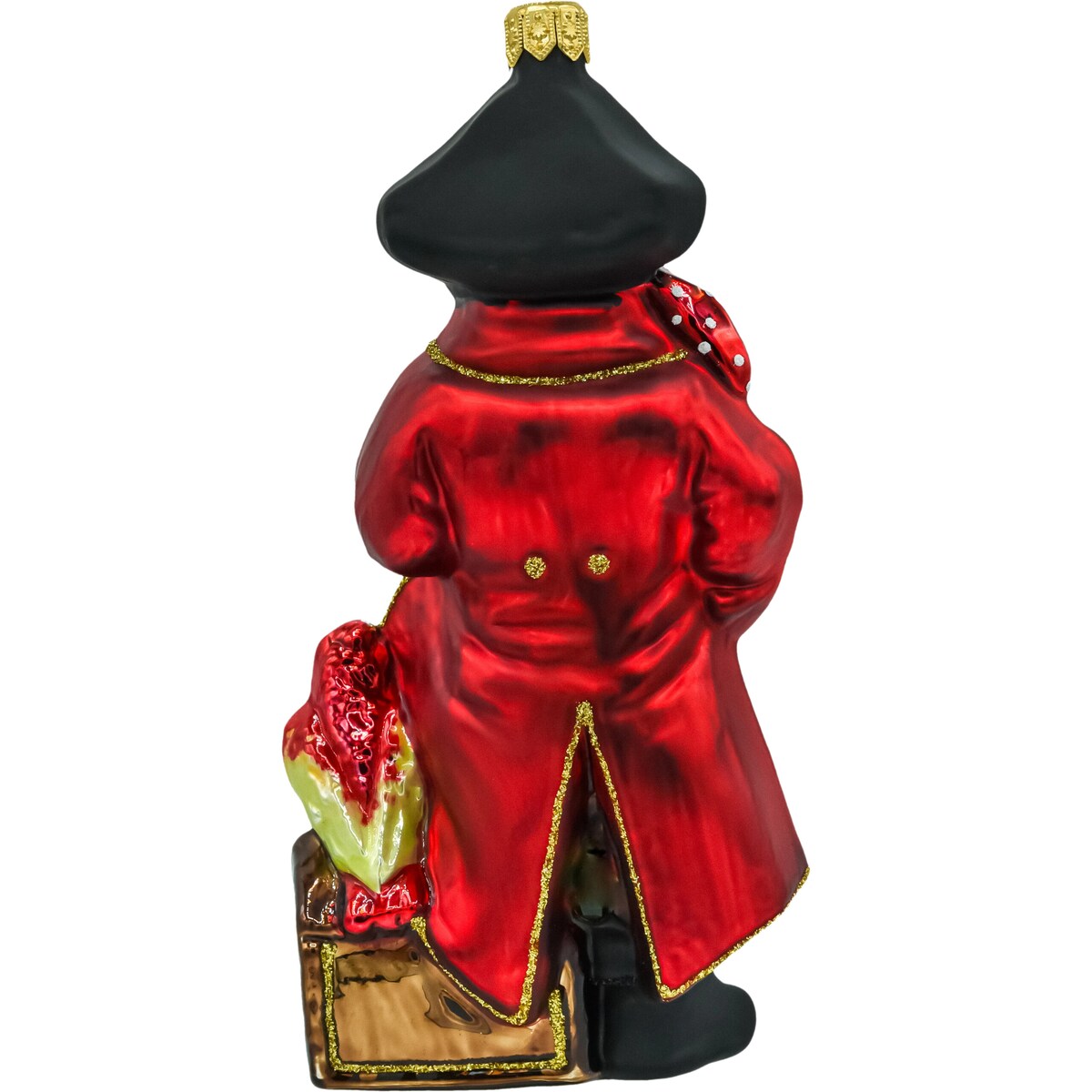 Bombka choinkowa: Pirat ze skrzynią skarbów