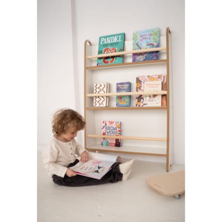 SLIM - wąska biblioteczka do ściany