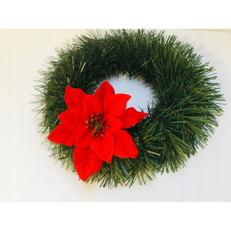 GWIAZDA betlejemska czerwona 14cm do dekoracji choinki schody stroik święta