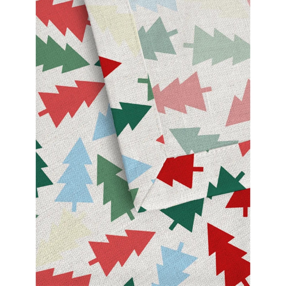 Serwetki świąteczne - Kolorowe choinki (2szt.)