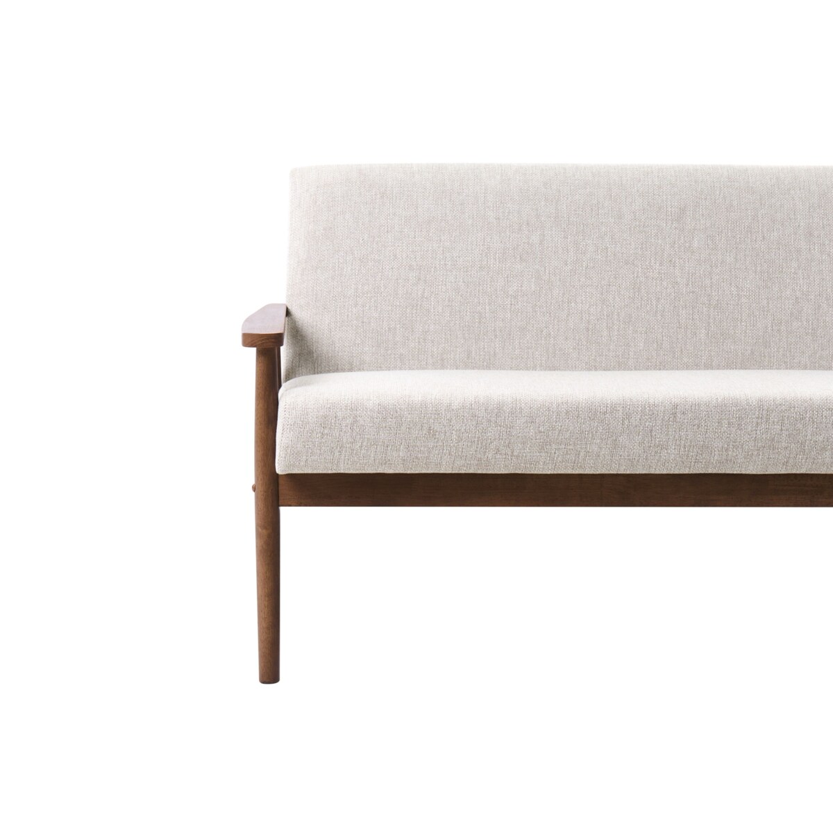 Sofa dla 3 osób ESRUM Ciemny brąz/ szary