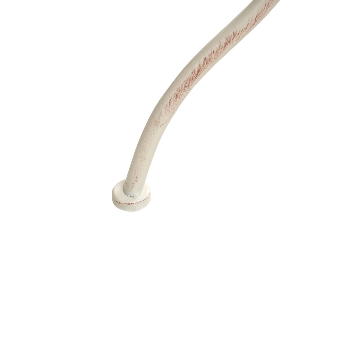 Stolik bistro YAVIZA 80 cm 36 cm Metal Jasnobeżowy