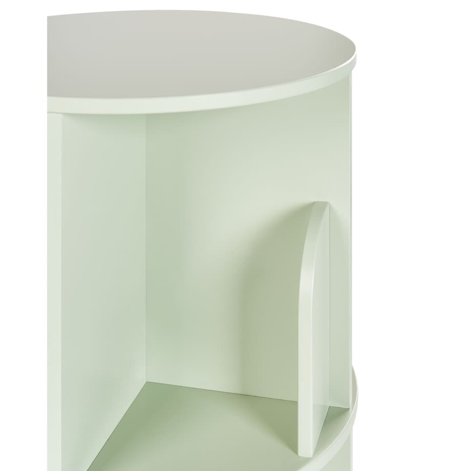 Obrotowy regał CANEY 94 cm Jasnozielony