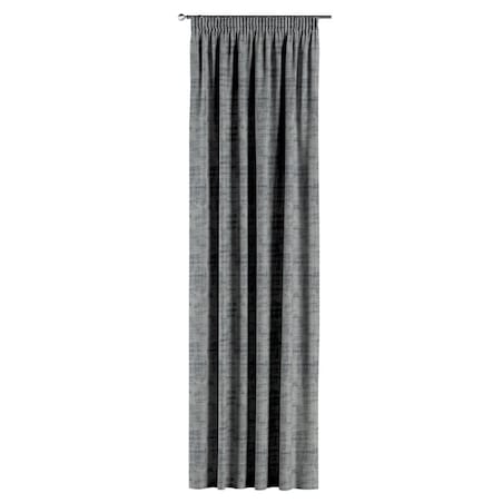 Zasłona na taśmie marszczącej 1 szt. 130x245 szary beton