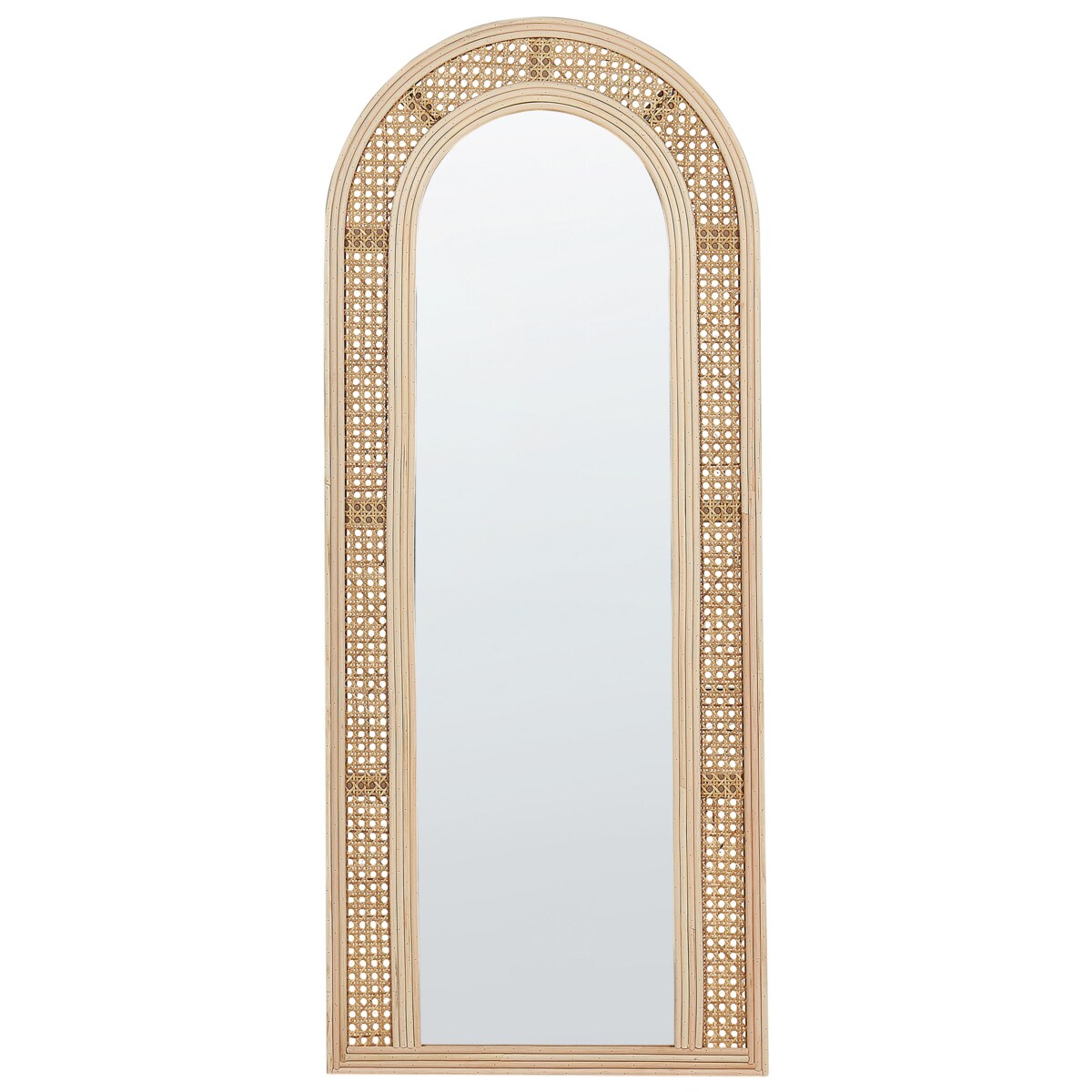 Rattan Lustro ścienne 120 cm Naturalny FRANEY