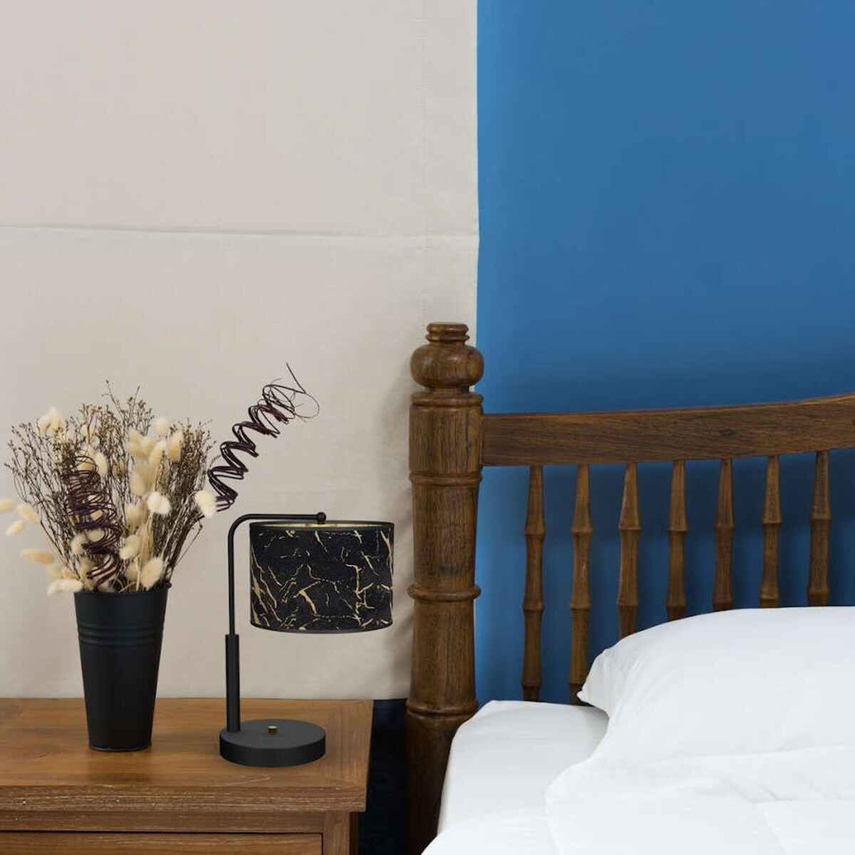 Stojąca lampa abażurowa SENSO MLP7299 Milagro stołowa czarna