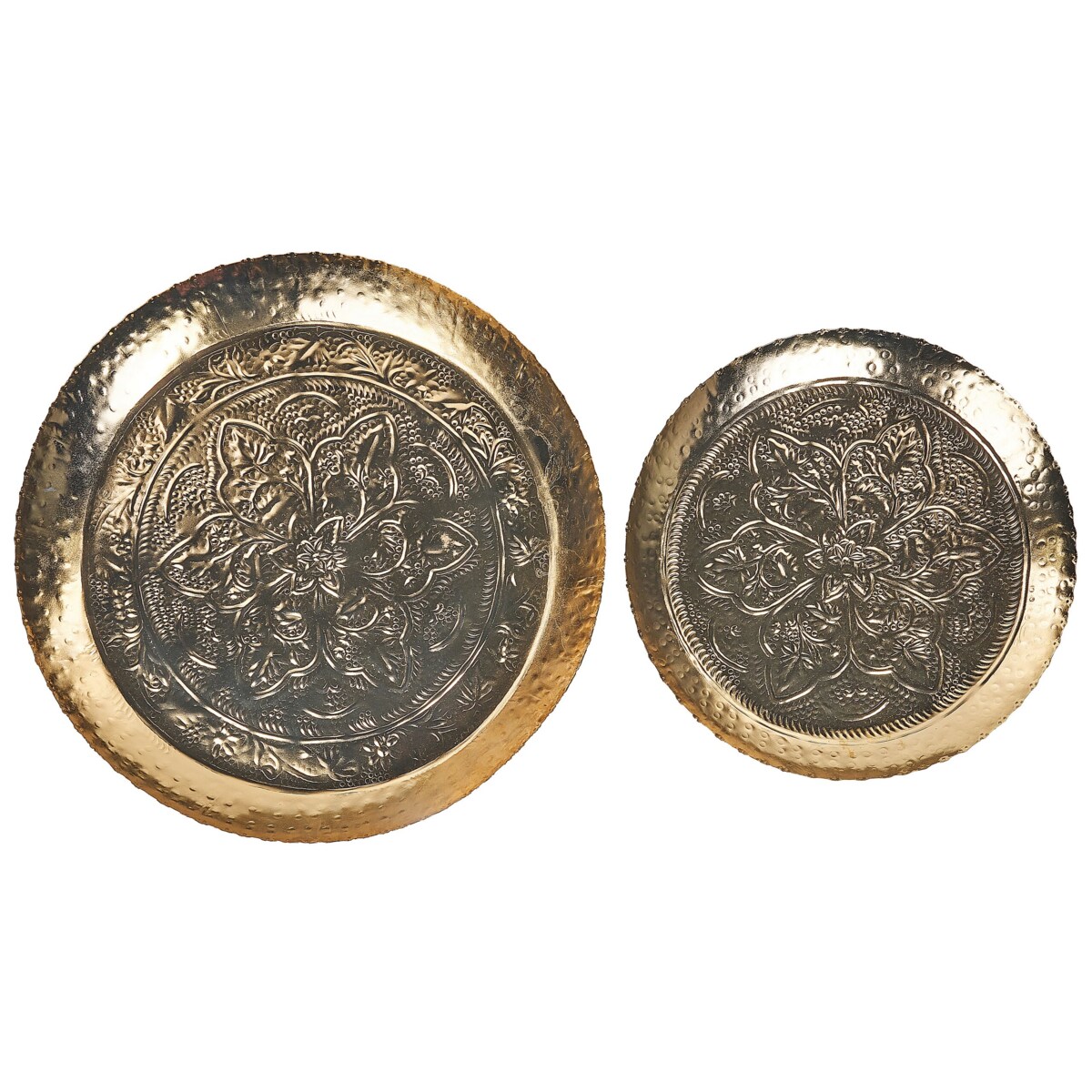 Zestaw 2 pater dekoracyjnych złoty SADANE