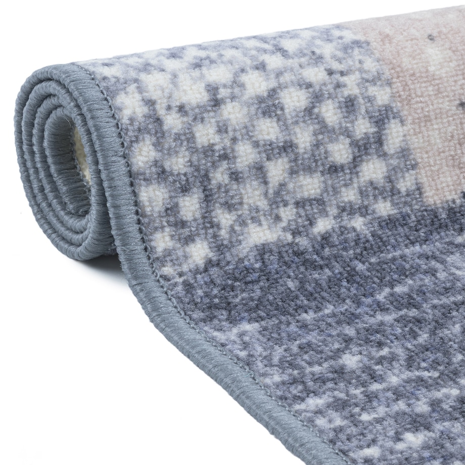 Chodnik Antypoślizgowy Vita 80x150 cm Abstrakcja Szary