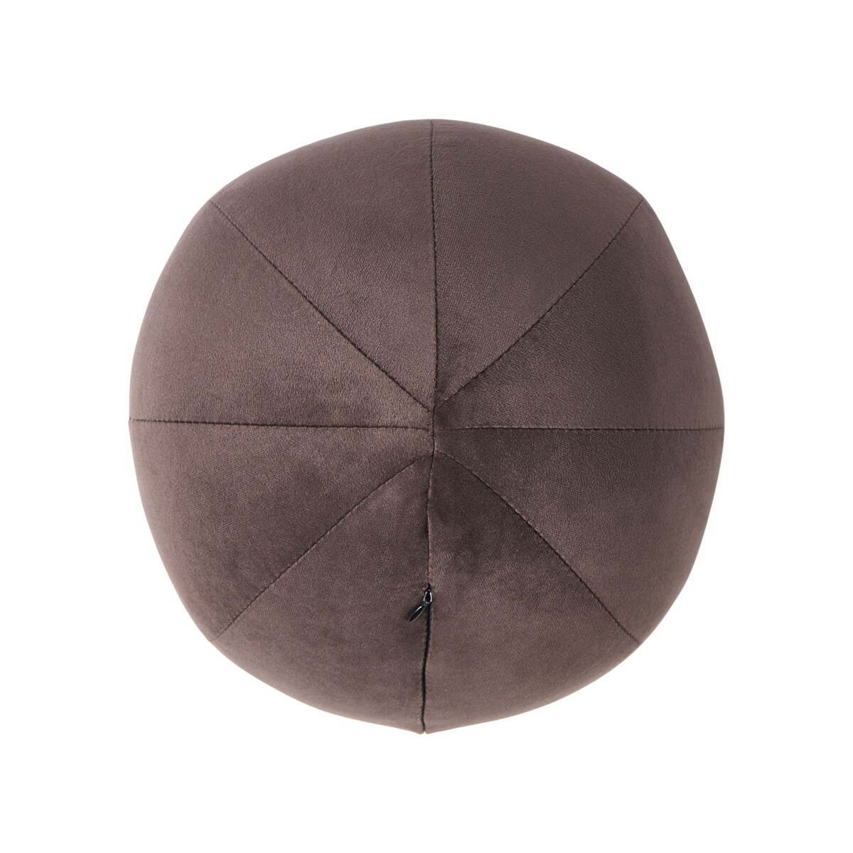 Sofa dla 3 osób LEIREN Welur Ciemnobrązowy