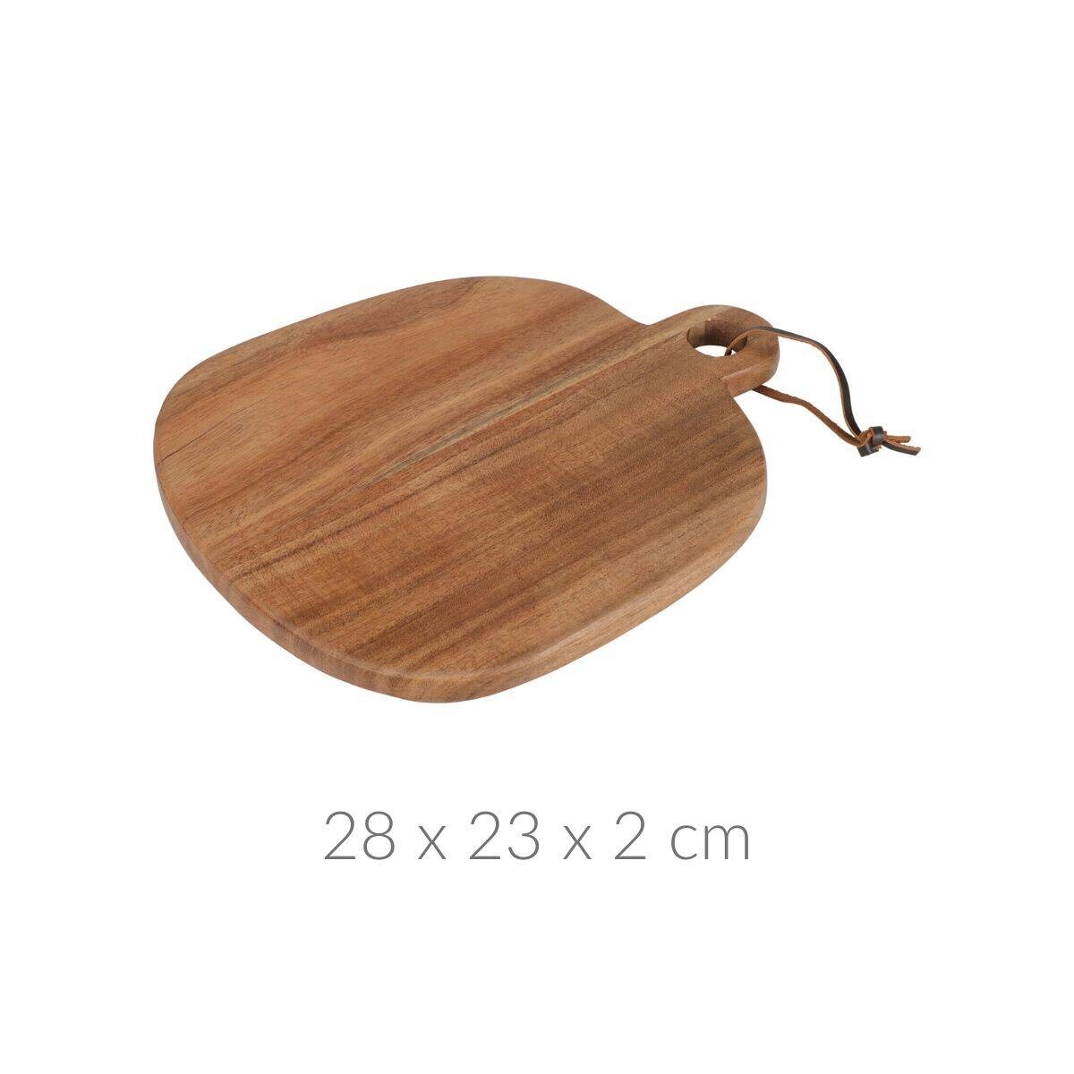 Deska do serwowania wędlin i przekąsek, drewno akacji