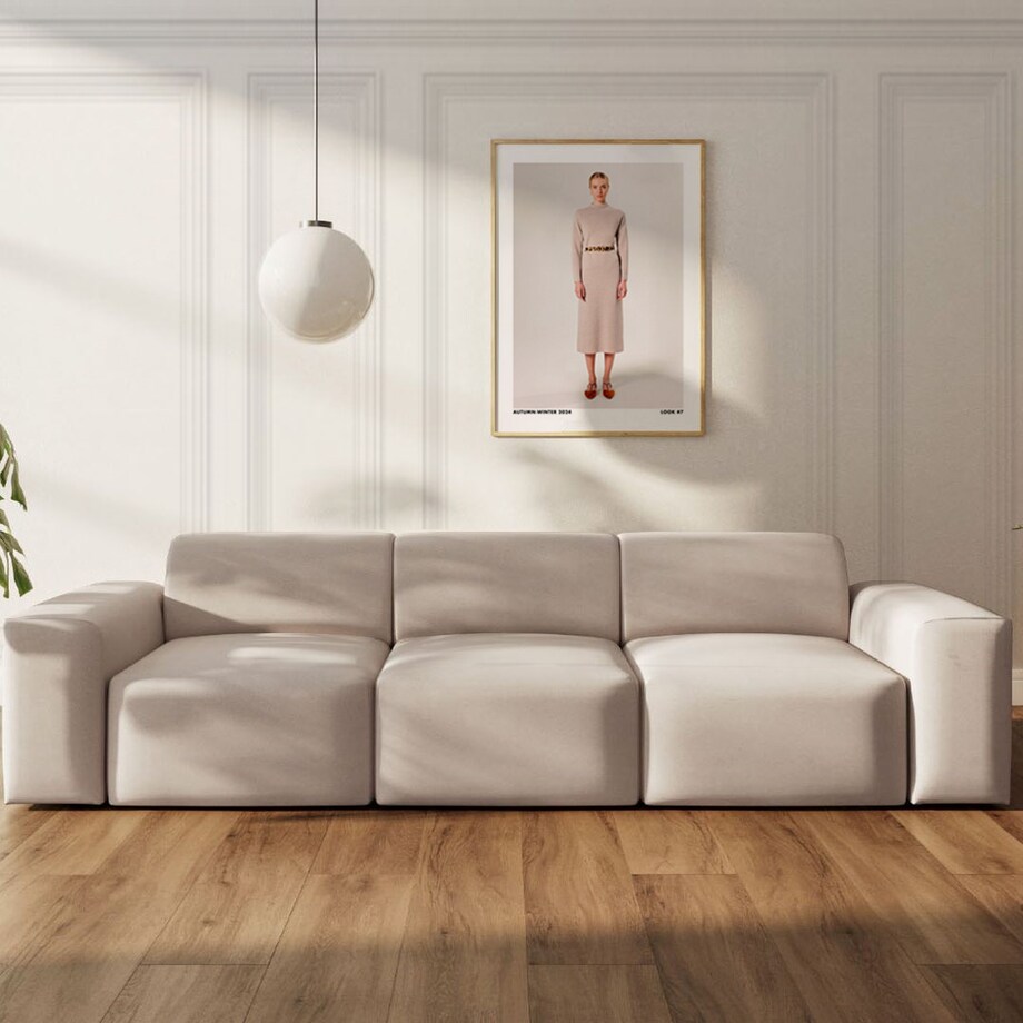 Villet Sofa 3 osobowa beżowa