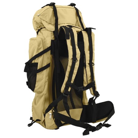 vidaXL Plecak turystyczny, khaki, 100 L, tkanina Oxford