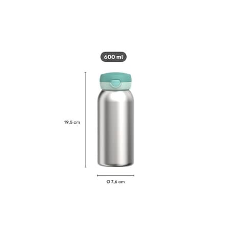 Butelka stalowa Flip Cap Campus 600 ml Spiderman 107489065396