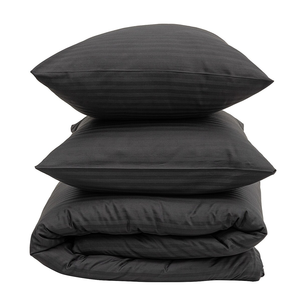 Pościel z satyny żakardowej Midnight Shadow 160x200 cm, 160x200 cm