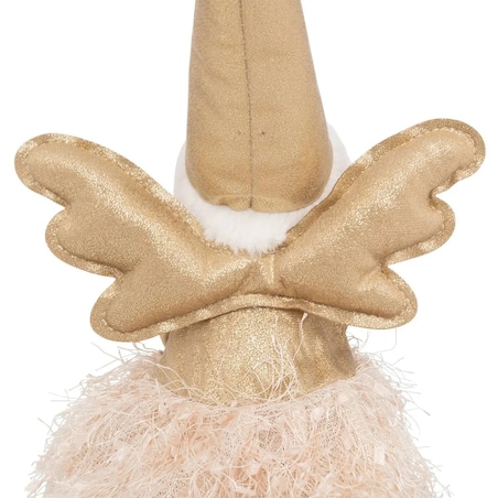 Figurka materiałowa Aniołek złoty 48 cm