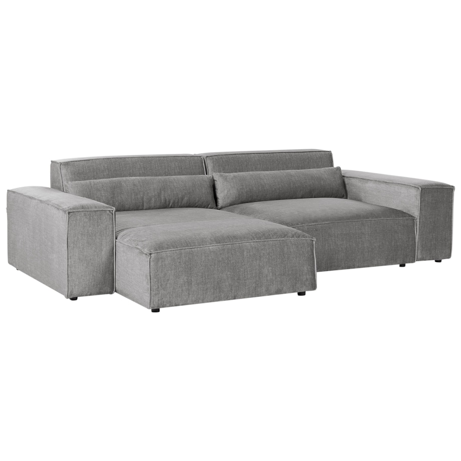 Narożnik modułowy 2-osobowy prawostronny szary HELLNAR