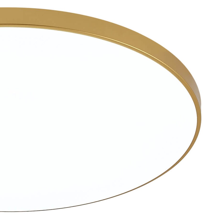 Okrągła lampa sufitowa Veri WM-C7300-S-G Zumaline LED 4000K 32W złoty biały