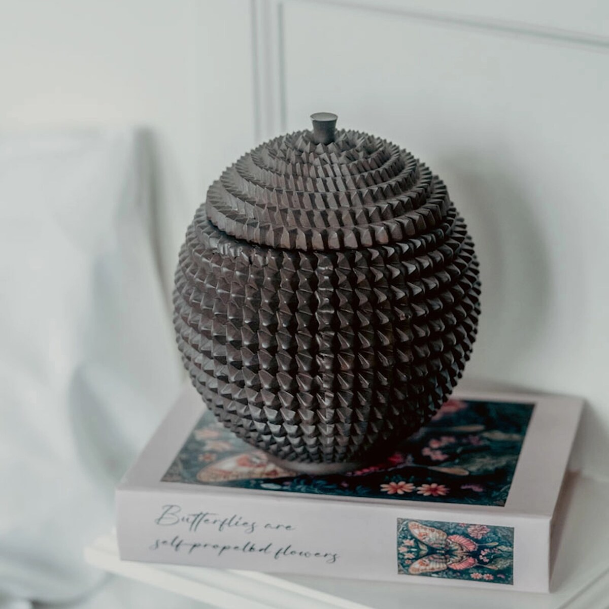 PUDEŁKO POJEMNIK LOFT RETRO NA DROBIAZGI KLUCZE MONETY CUKIERKI BRĄZOWY