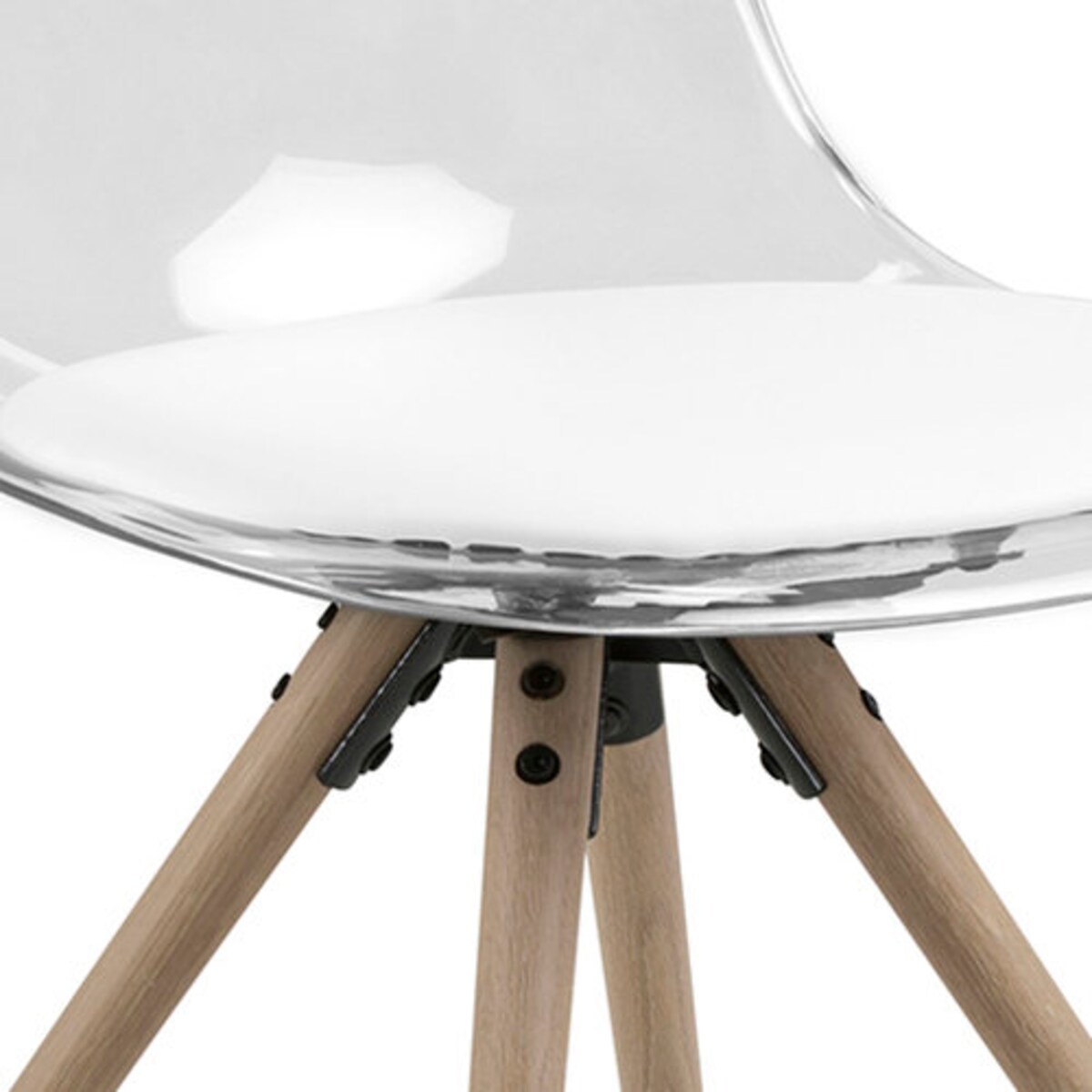 Krzesło Henning Białe z tworzywa