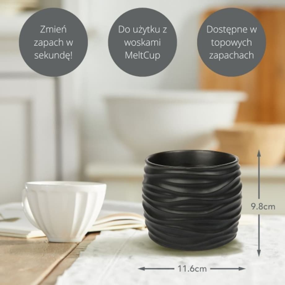 Yankee Candle kominek Scenterpiece NOAH BLACK