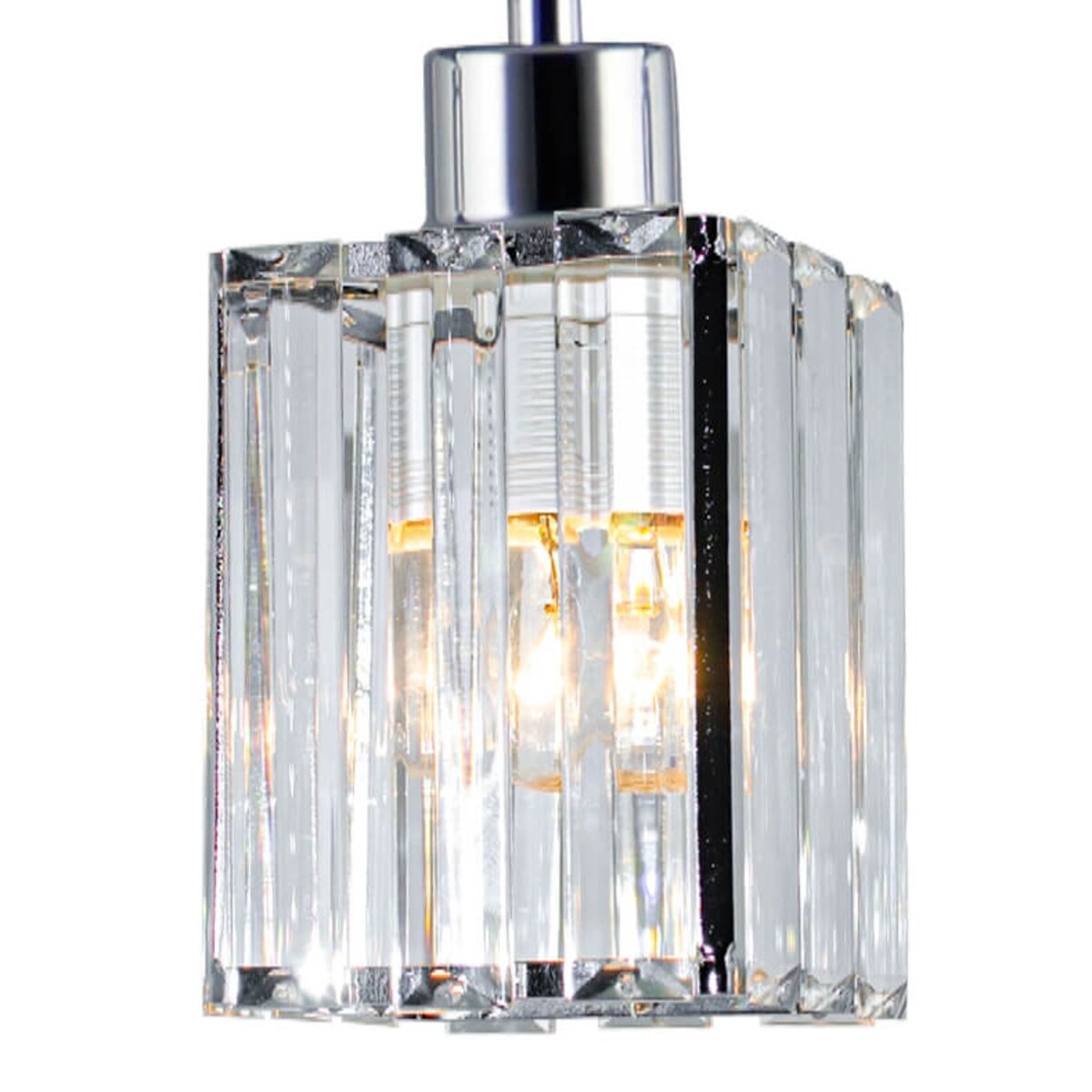 Wisząca lampa glamour 6791/2 8C crystals do kuchni chrom