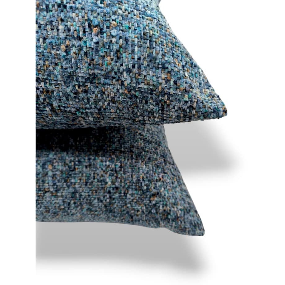 Niebieska poduszka dekoracyjna 45x45 Fiord