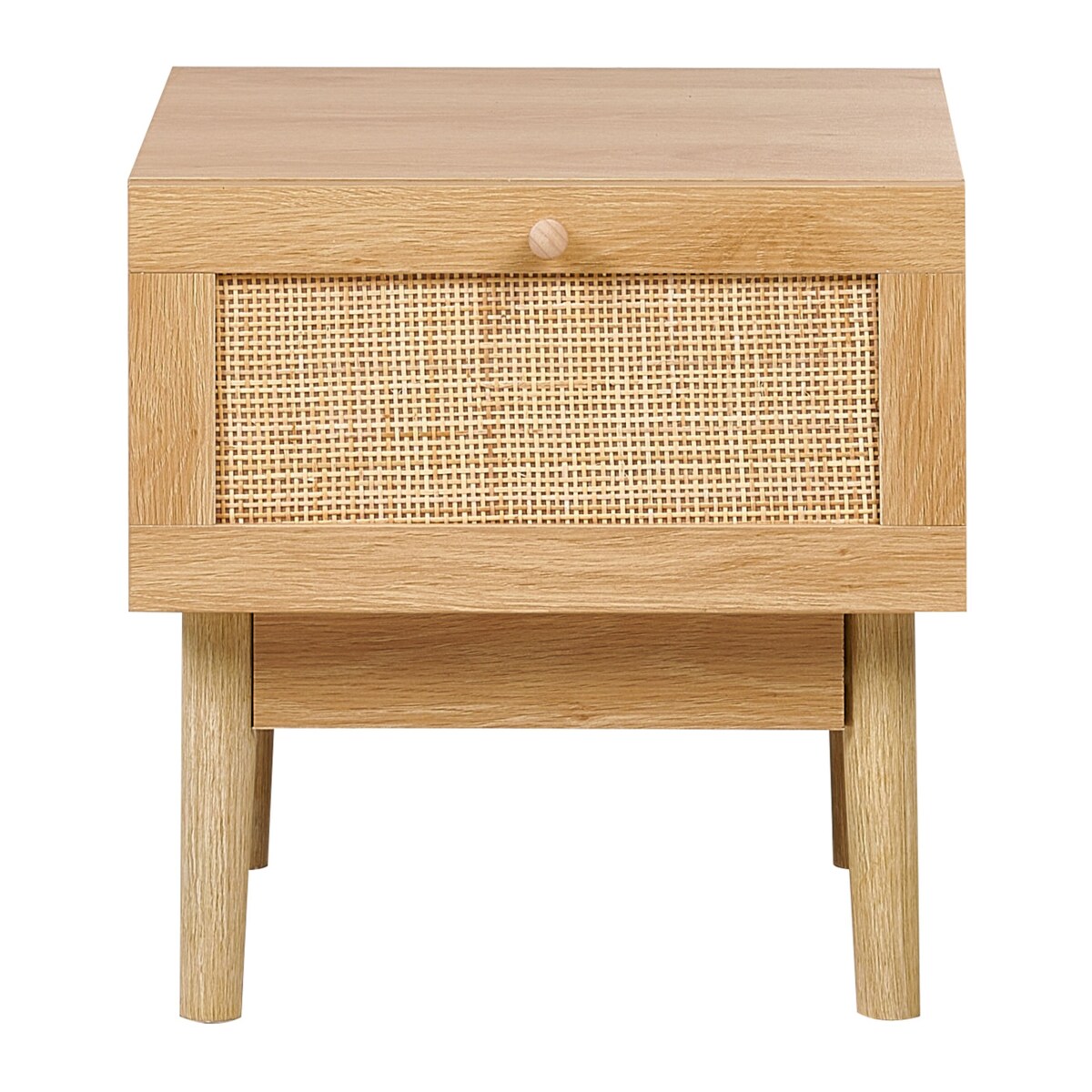 Szafka nocna 1 szuflada Jasne drewno NIVO