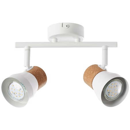 Jadalniana lampa sufitowa Moka 75713/75 Brilliant spot korek biały