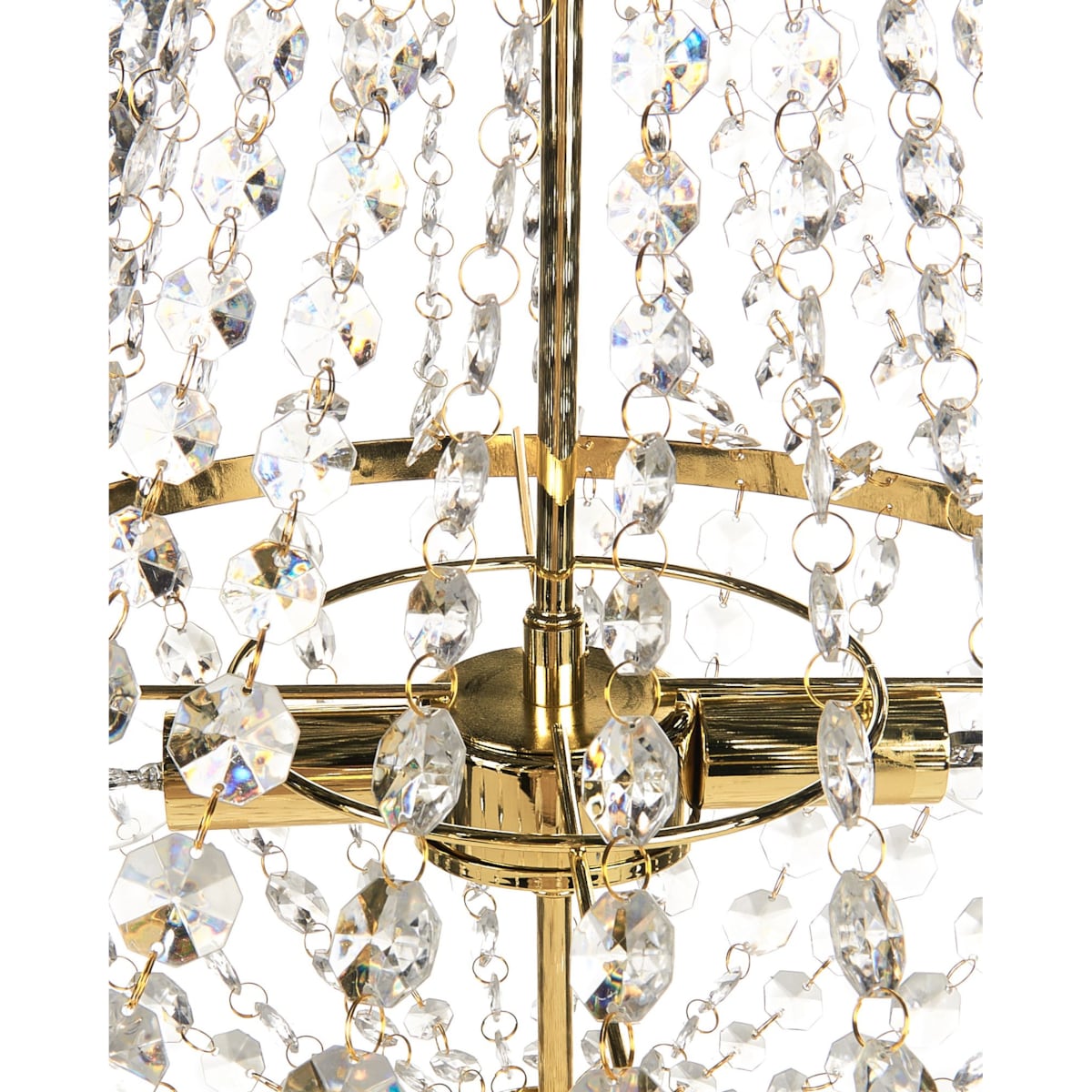 Żyrandol DIAMANTE Metal Złoty