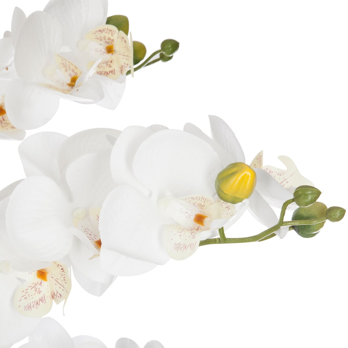 Sztuczna Orchidea, 65 cm, doniczka cementowo-marmurowa
