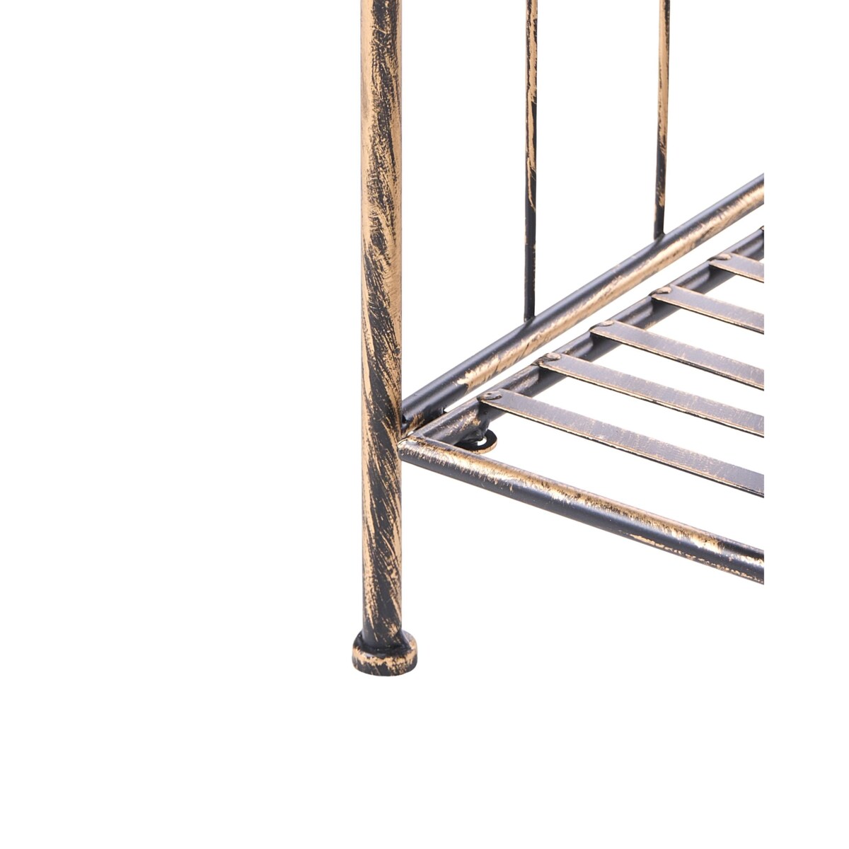 Regał VISANO Metal 123 cm 59 cm Czarny