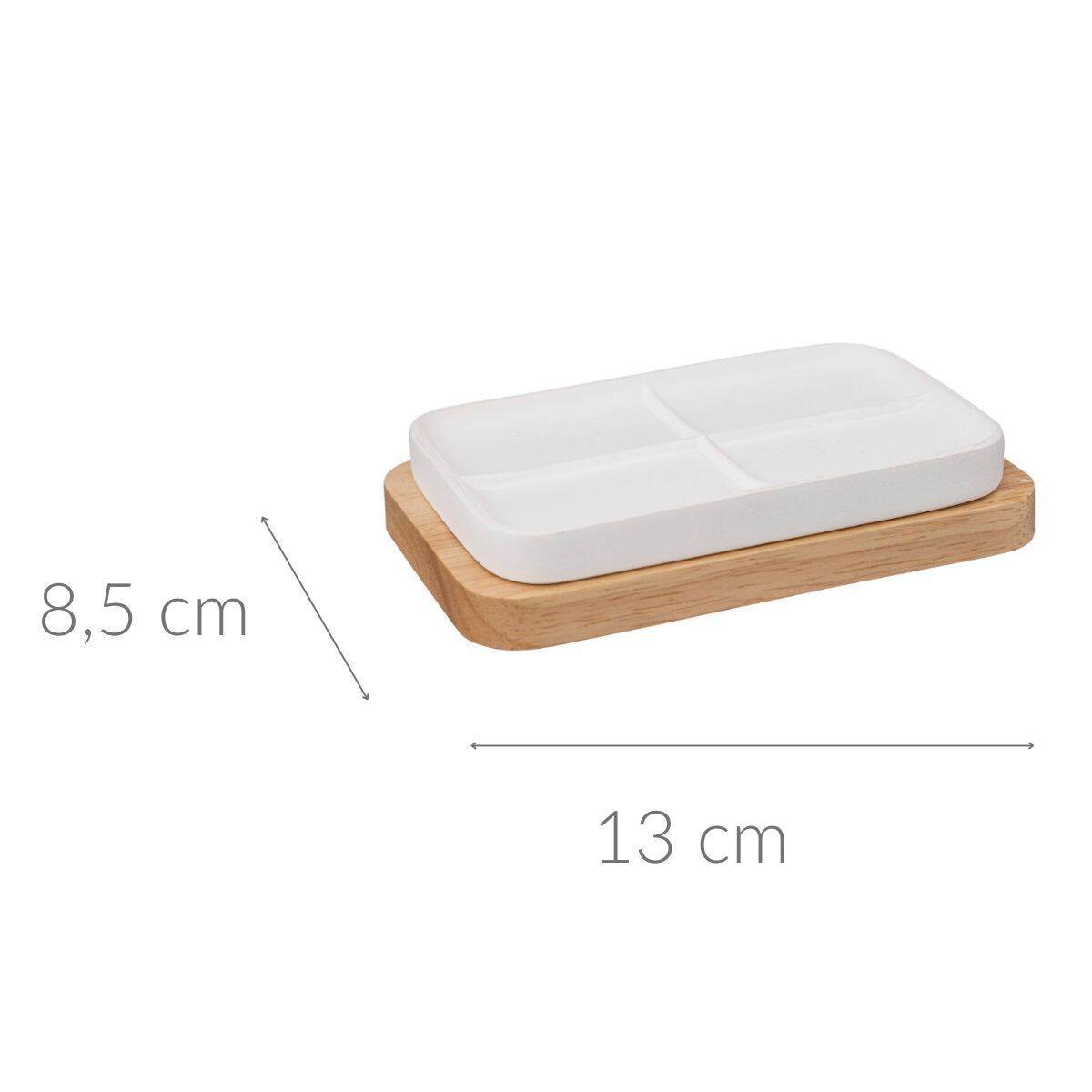 Mydelniczka NATURE, bambusowa podstawa