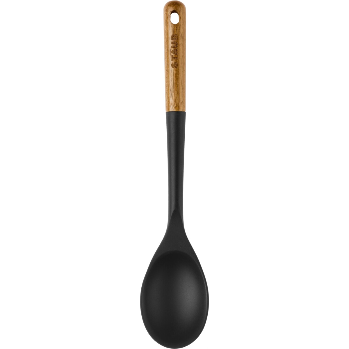 Łyżka do serwowania Staub - 31 cm, Brązowo-czarny