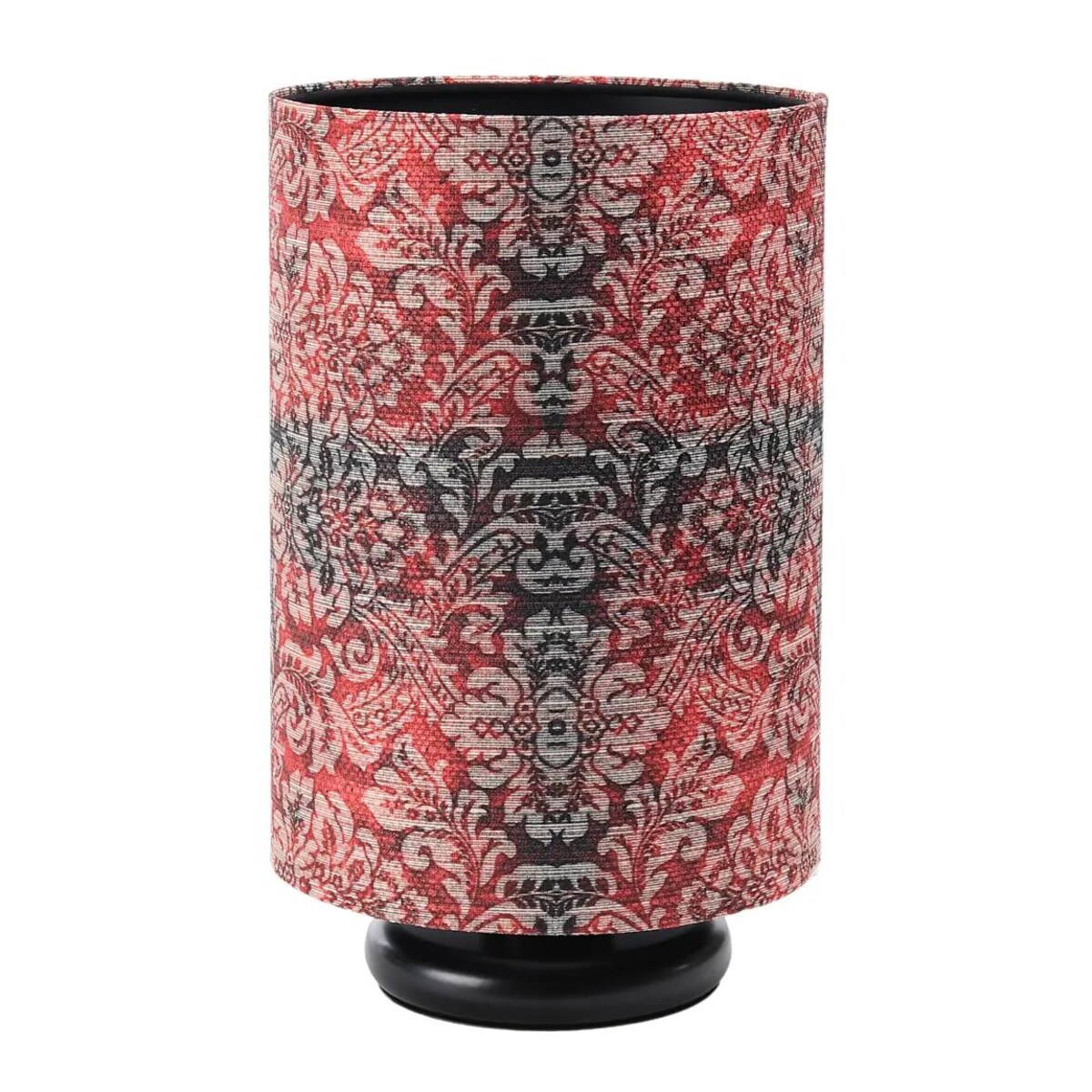 Lampa stołowa RETRO-D czerwona/czarna