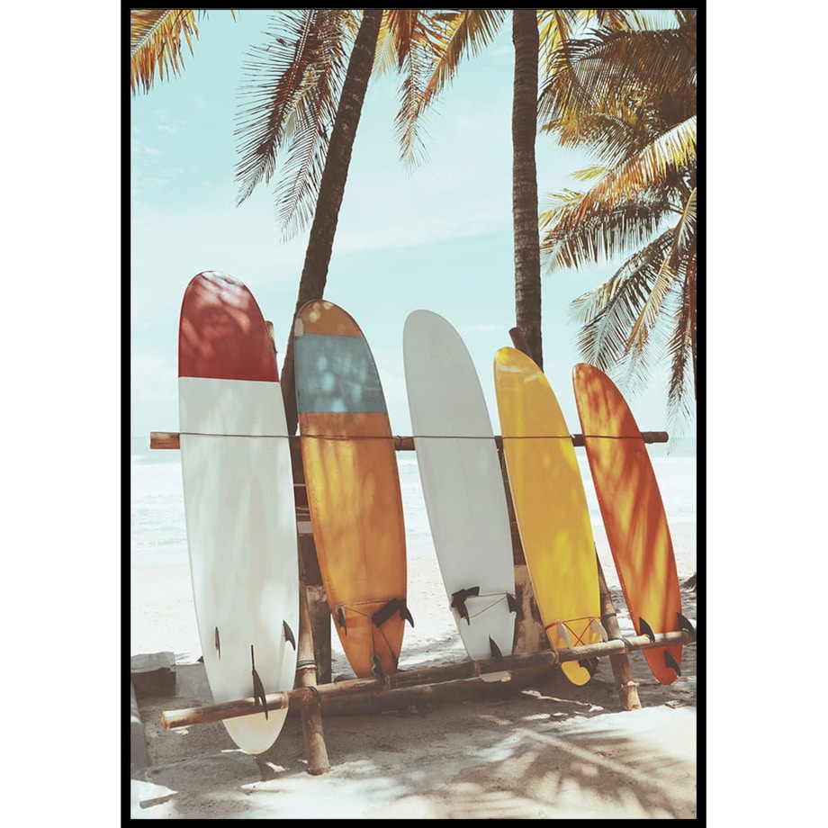 plakat deski surfingowe 30x40 cm