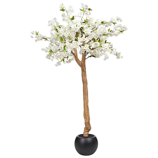 Sztuczna roślina CHERRY TREE 180 cm Biały