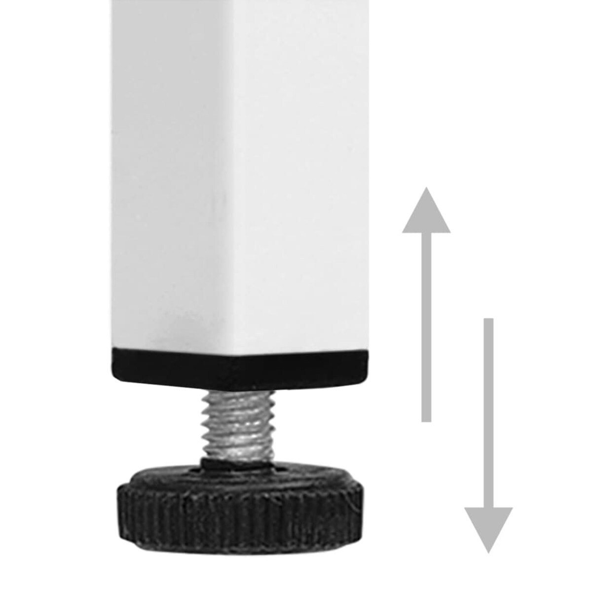 vidaXL Witryna, biała, 90x40x180 cm, stal i hartowane szkło