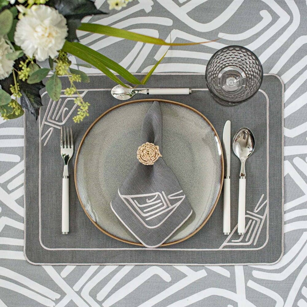 Haftowane podkładki Infinity - 4 sztuki