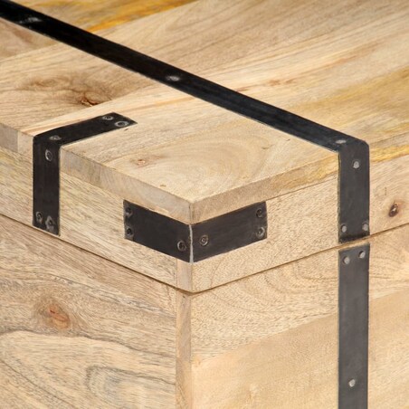 vidaXL Skrzynia, 90 x 40 x 40 cm, lite drewno mango