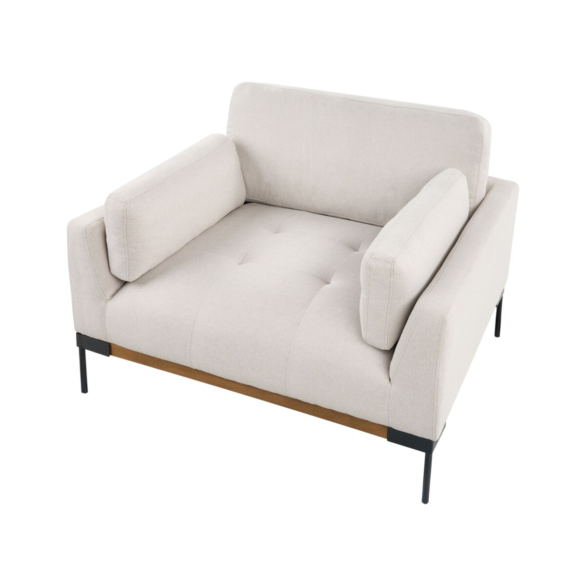 Fotel SKAVEN Jasnobeżowy