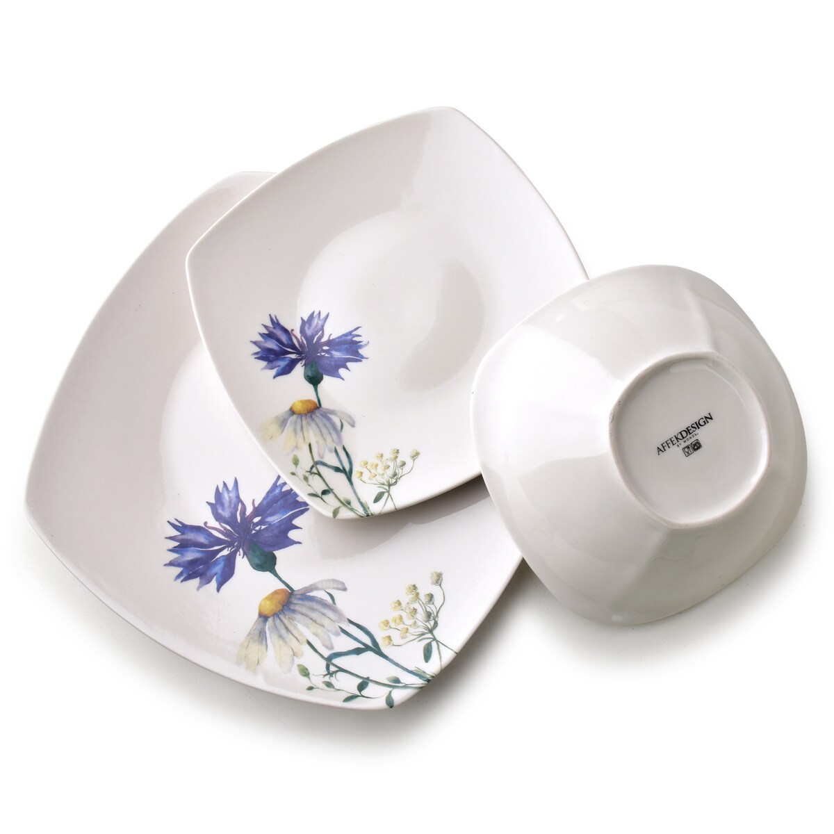 Komplet obiadowy 18-częściowy Lea Cornflower