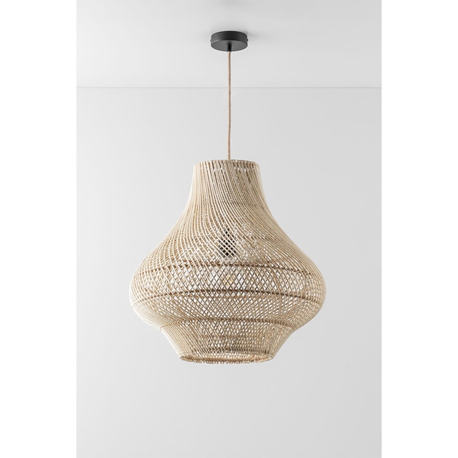 Lampa wisząca, rattanowa Magali Ø50 cm