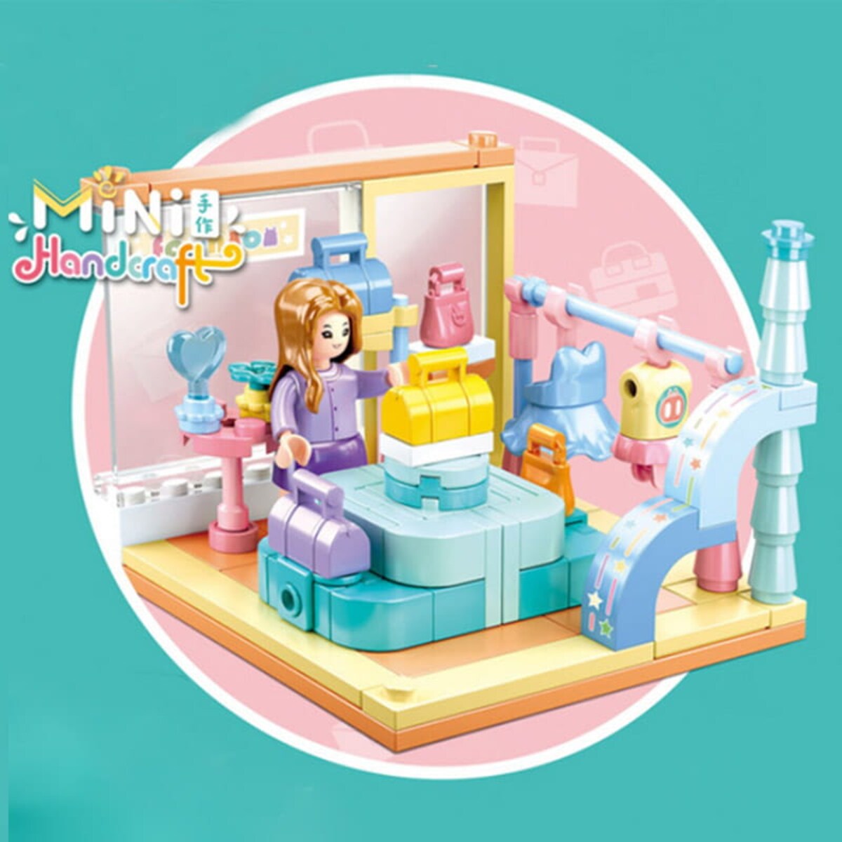 SKLEPIK - mini pokoik klocki - Sluban - 111 elementów