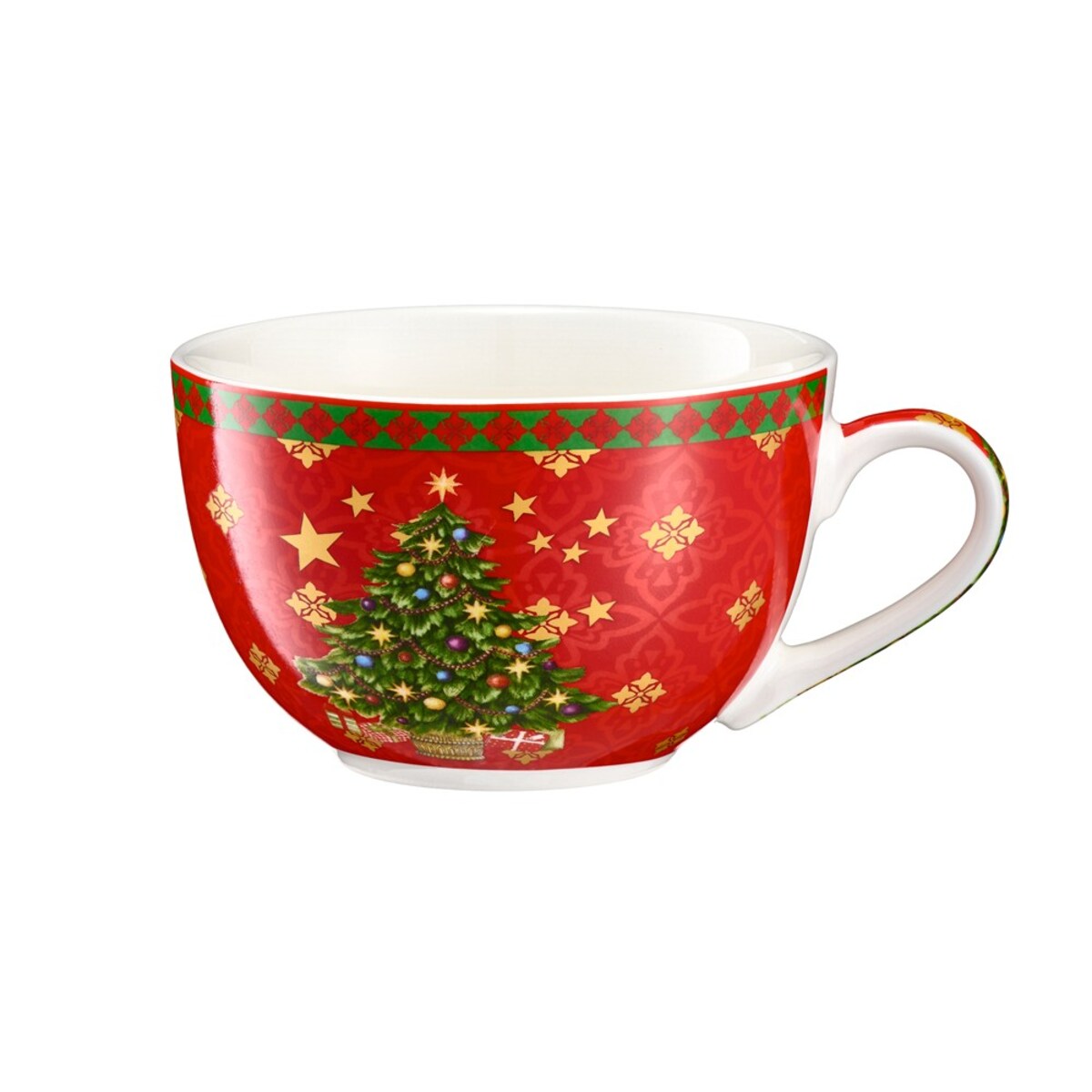VILLA ITALIA Filiżanka świąteczna na prezent porcelanowa 260 ml SILENT NIGHT